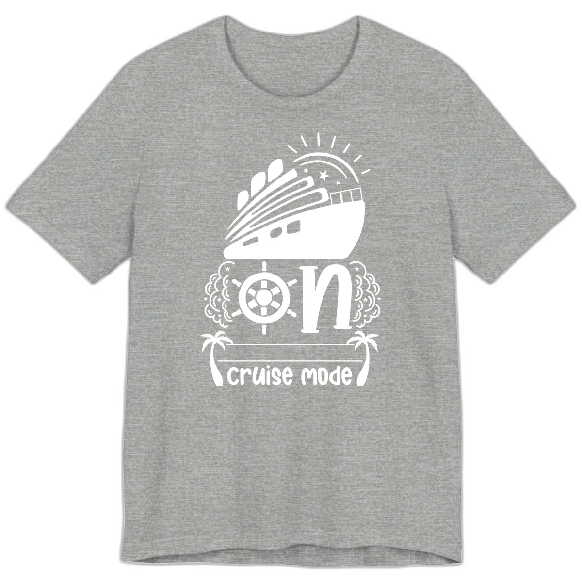 Cruise Mode On Premium T-Shirt in Athletic Heather