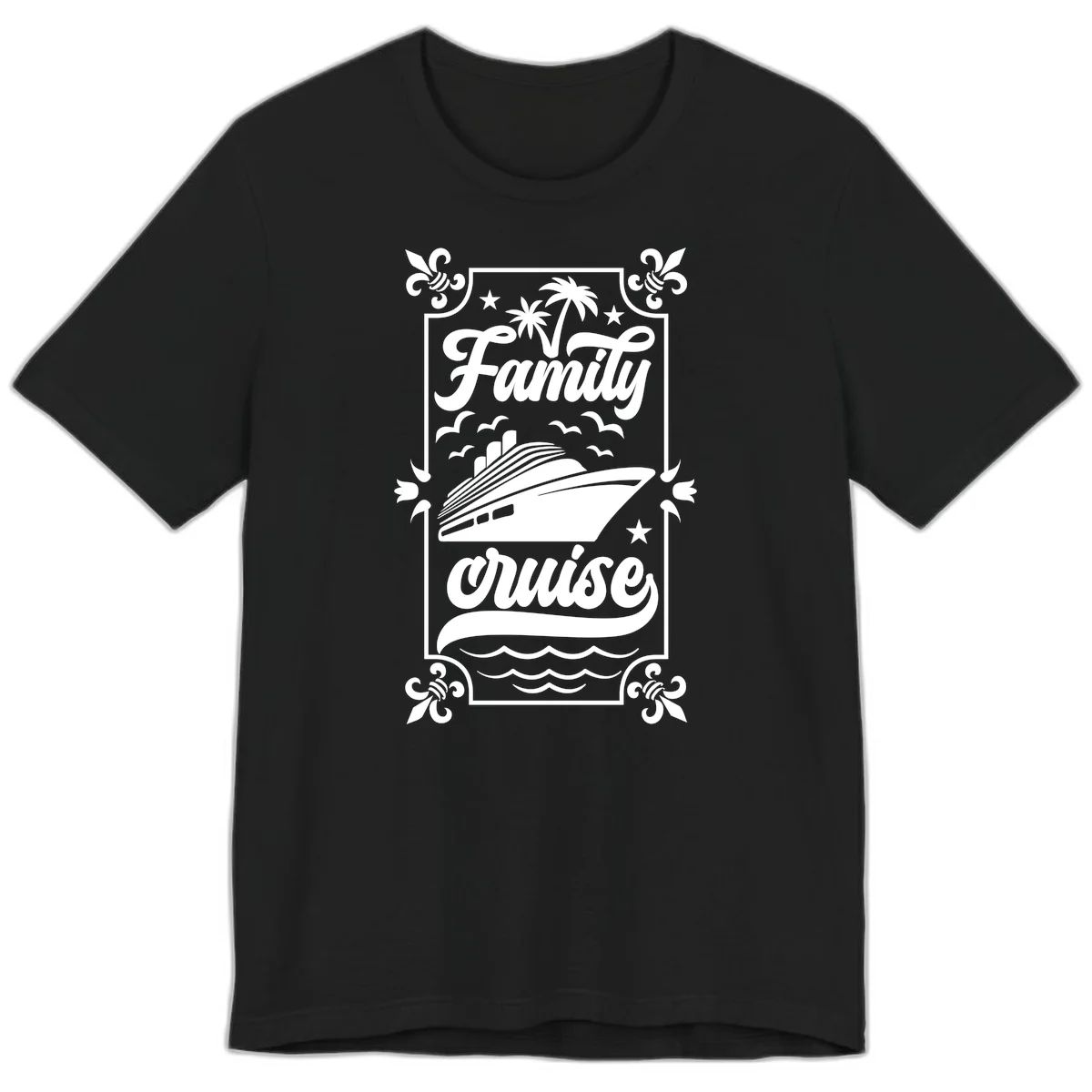 Family Cruise Getaway Premium Vacation T-Shirt in Black