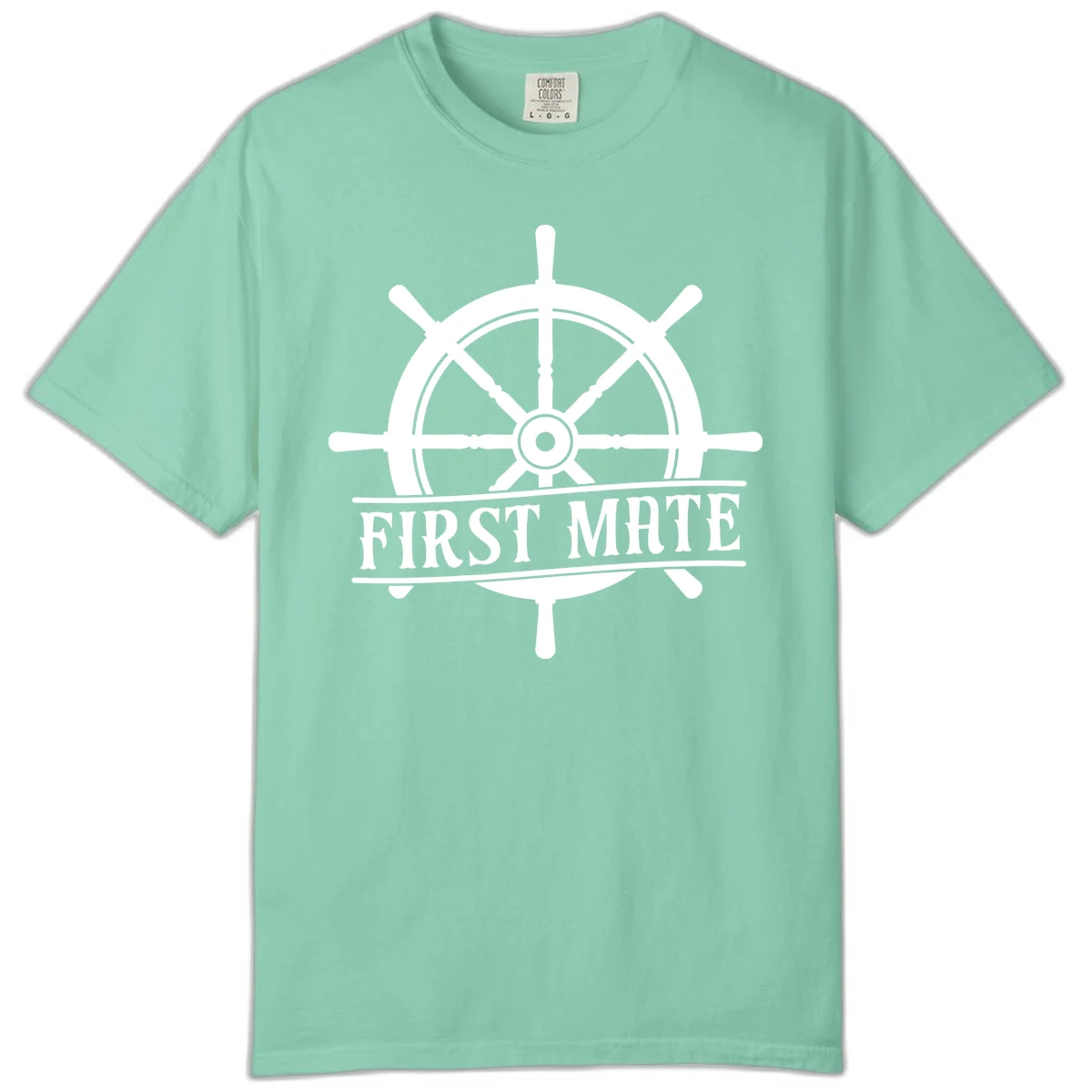 First Mate Ship's Wheel Comfort Color in Island Reef