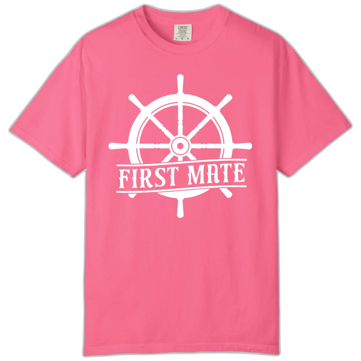 First Mate Ship's Wheel Comfort Color in Crunchberry