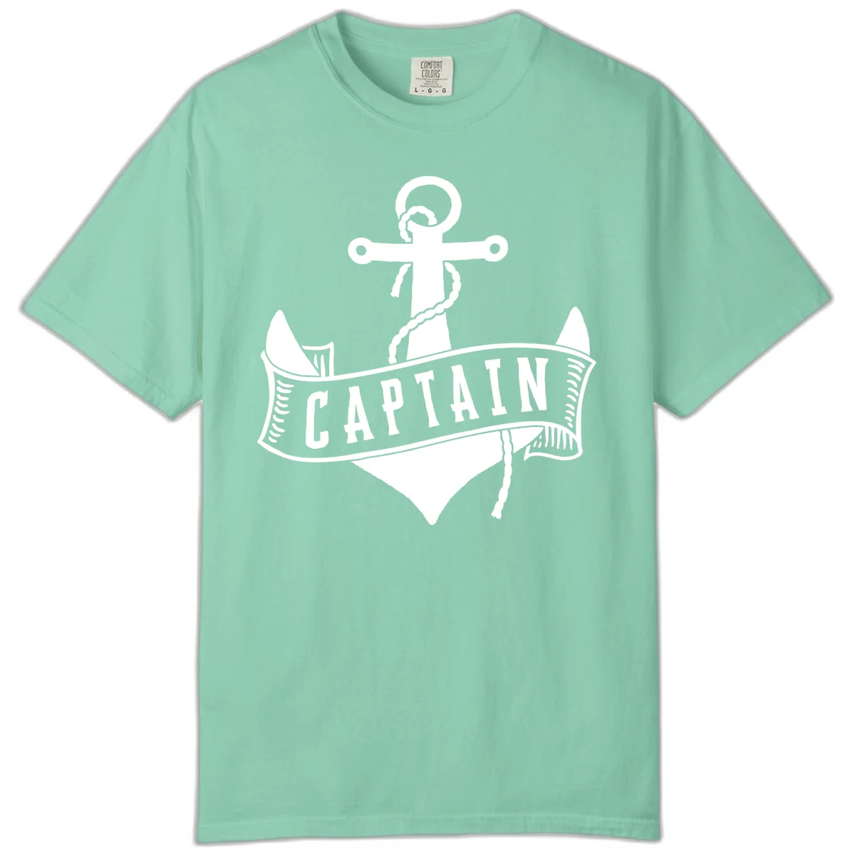 Captain Anchor Nautical Badge Comfort Color in Island Reef