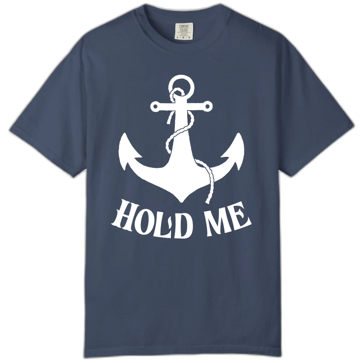 Anchor Hold Me Nautical Design Comfort Color in Midnight
