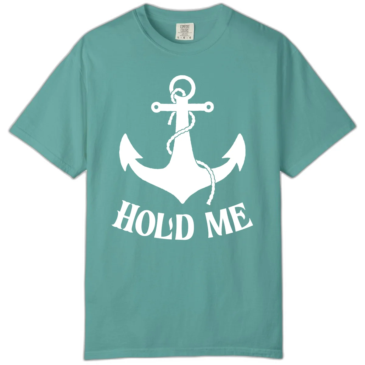 Anchor Hold Me Nautical Design Comfort Color in Seafoam