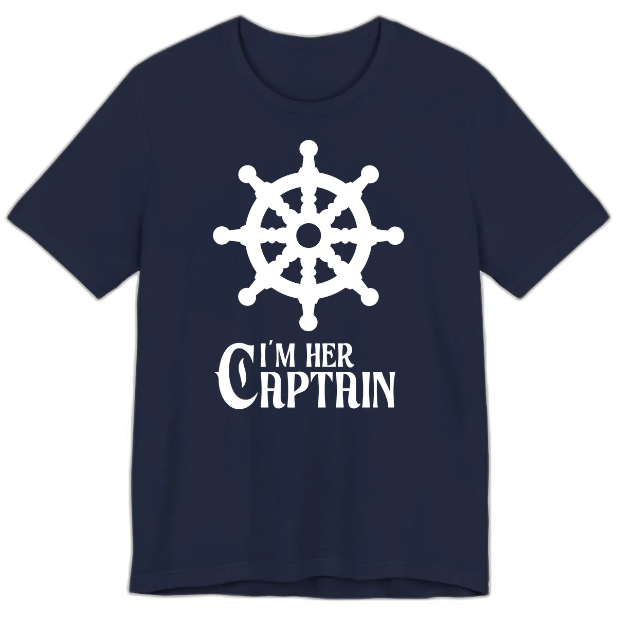 I'm Her Captain Premium T-Shirt in Navy