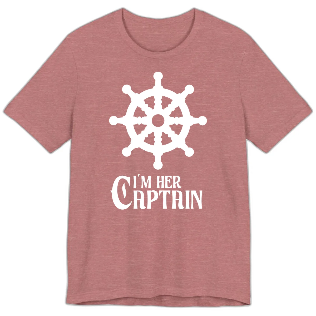 I'm Her Captain Premium T-Shirt in Heather Mauve