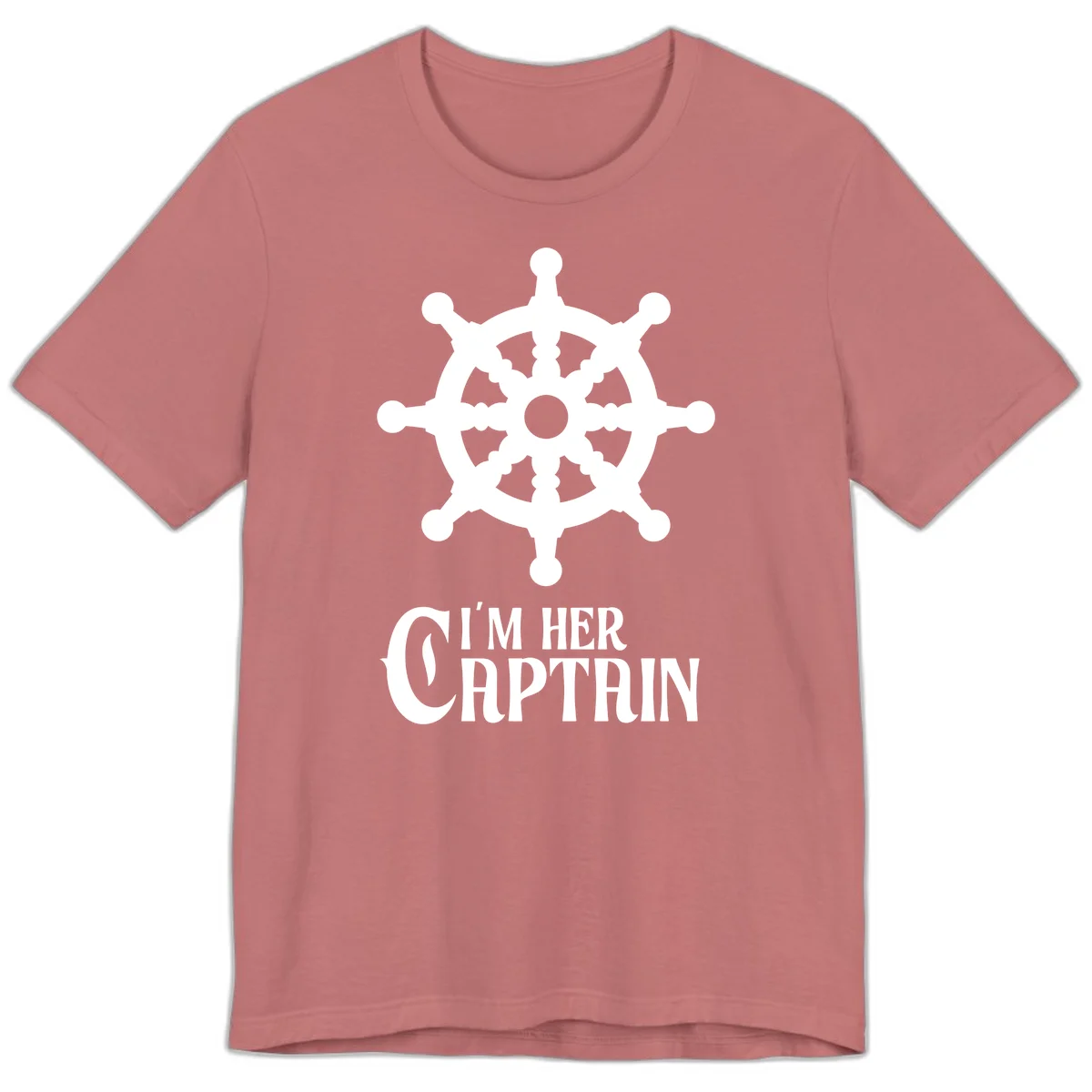 I'm Her Captain Premium T-Shirt in Mauve