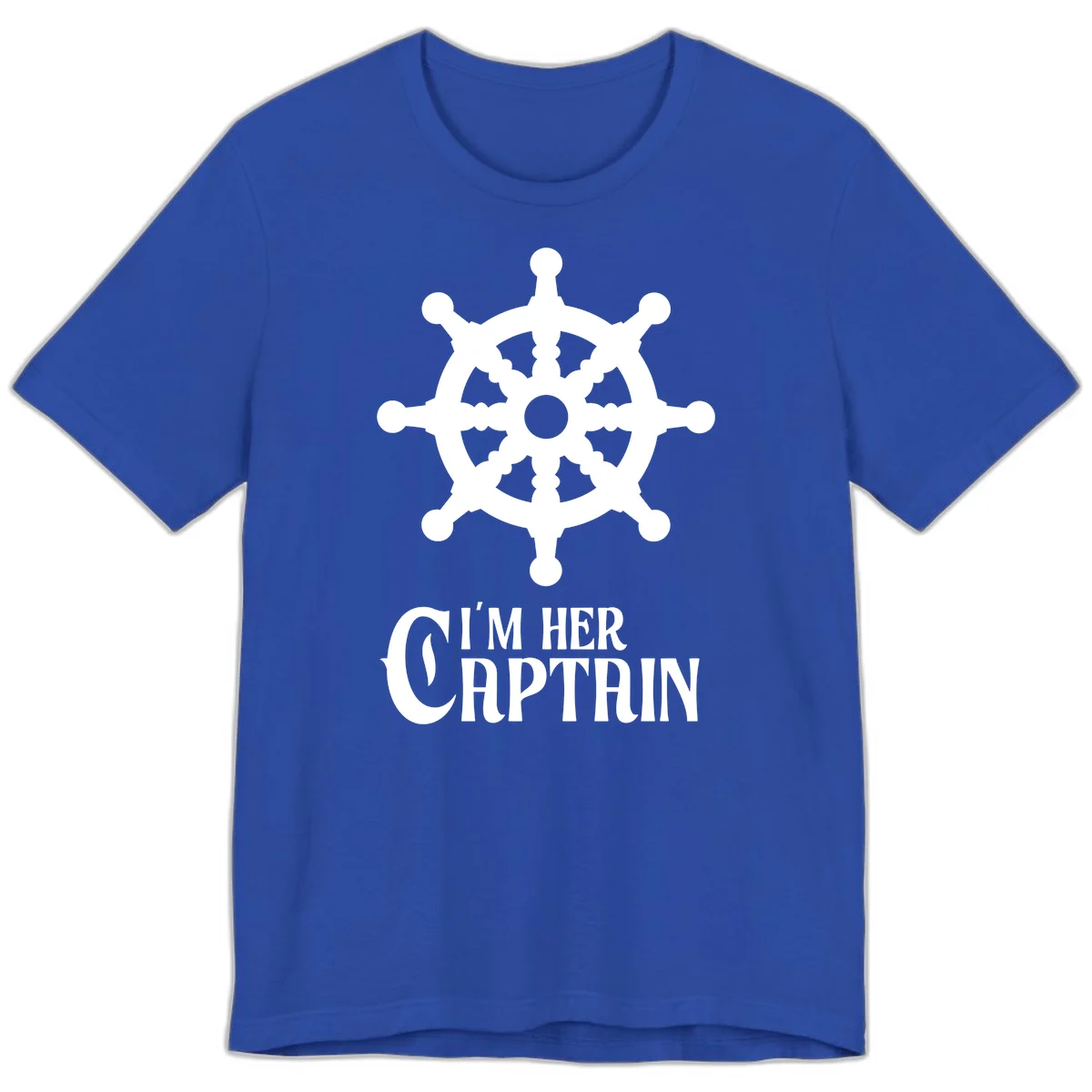 I'm Her Captain Premium T-Shirt in True Royal
