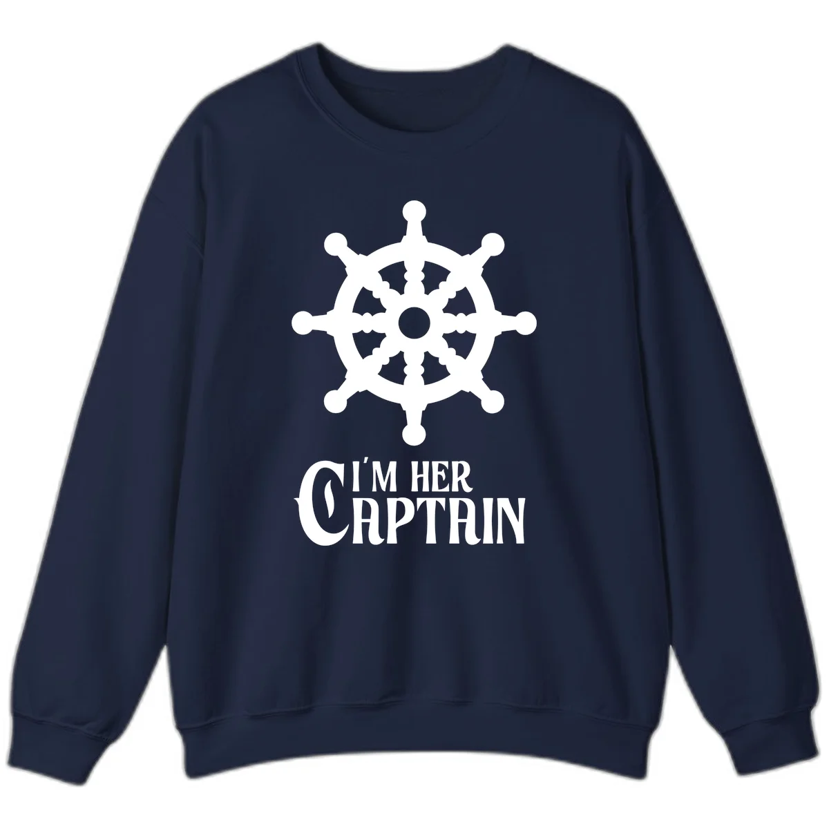 I'm Her Captain Sweatshirt in Navy