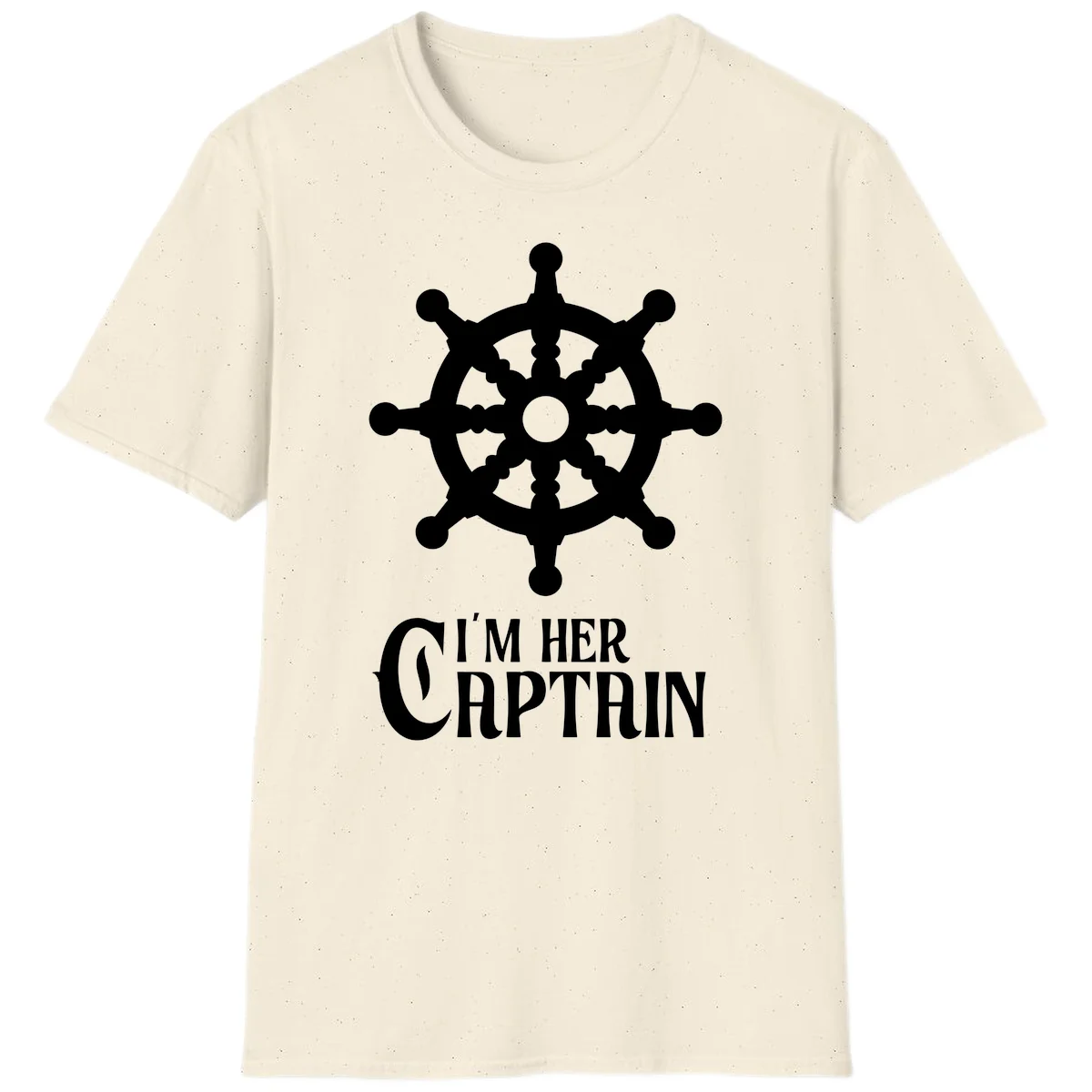 I'm Her Captain T-Shirt in Natural