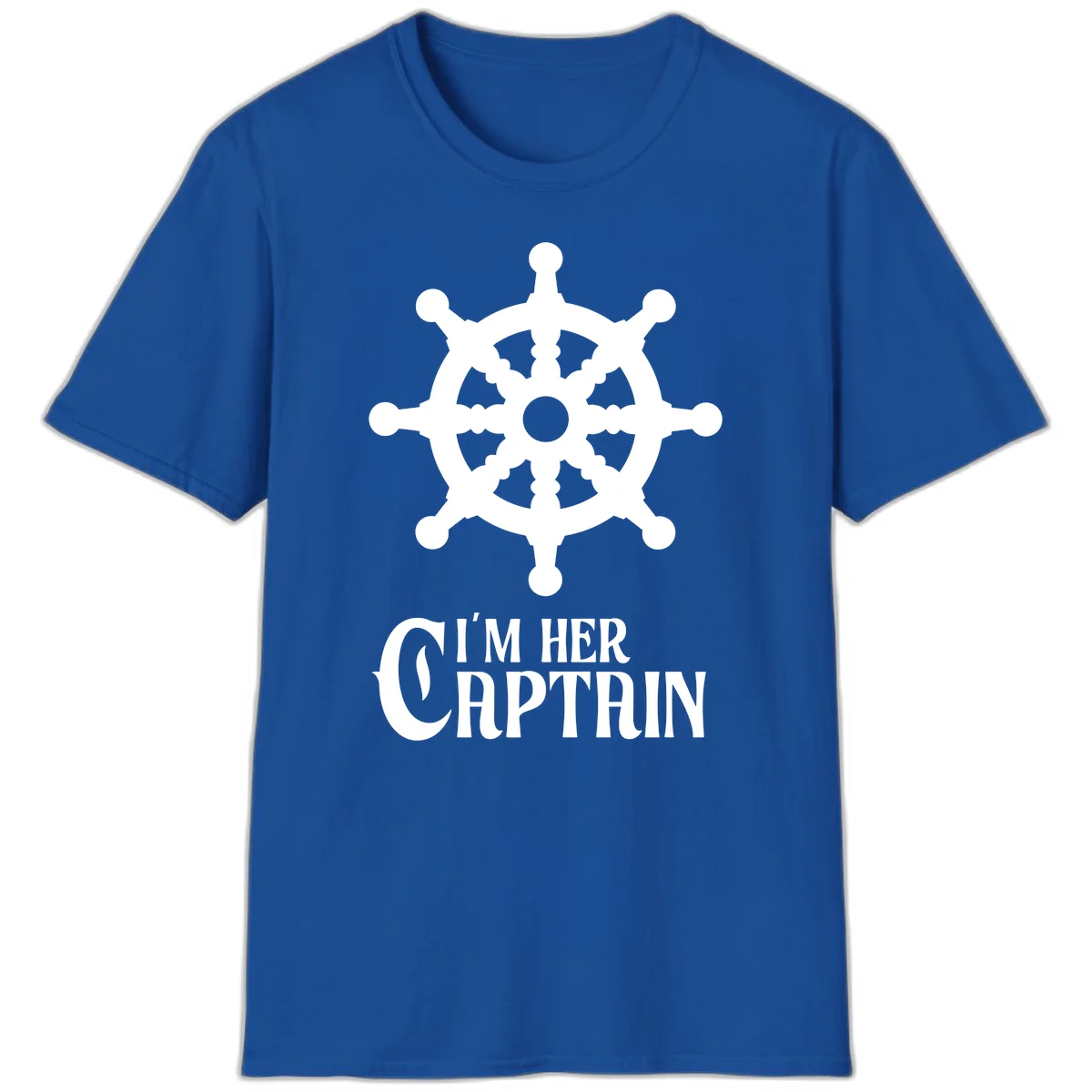 I'm Her Captain T-Shirt in Royal
