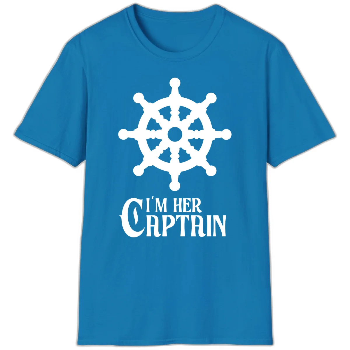 I'm Her Captain T-Shirt in Sapphire