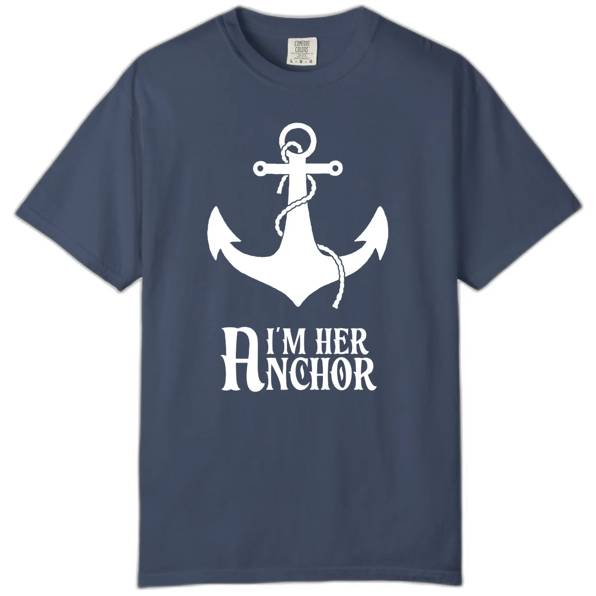 I'm Her Anchor Comfort Color in Midnight