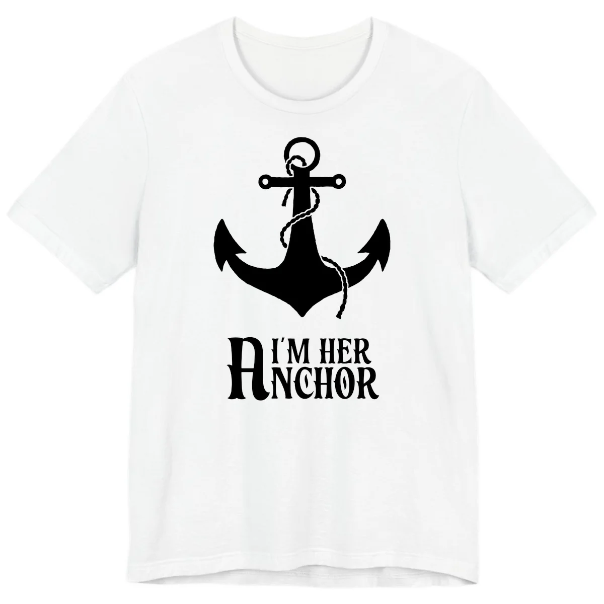 I'm Her Anchor Premium T-Shirt in White