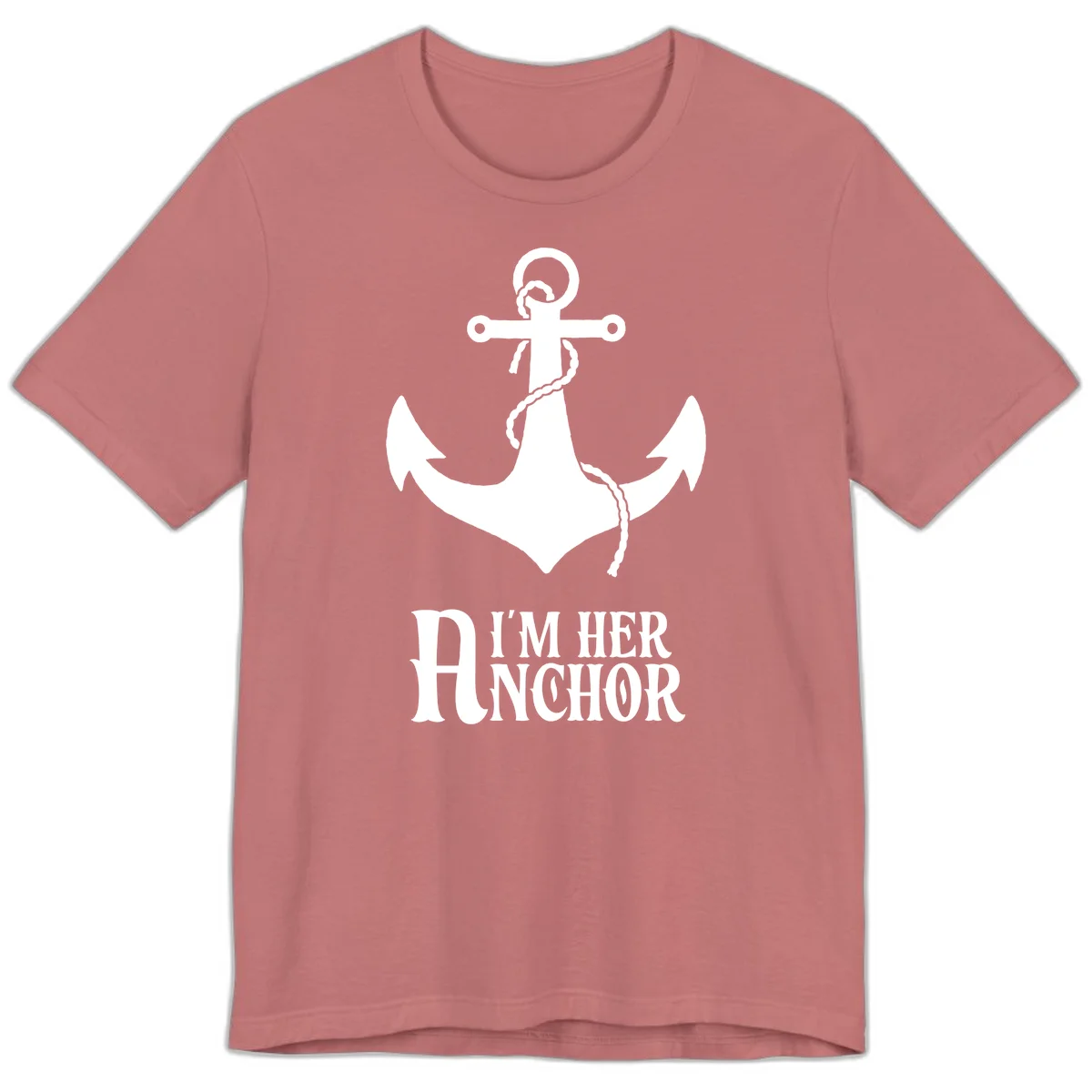I'm Her Anchor Premium T-Shirt in Mauve