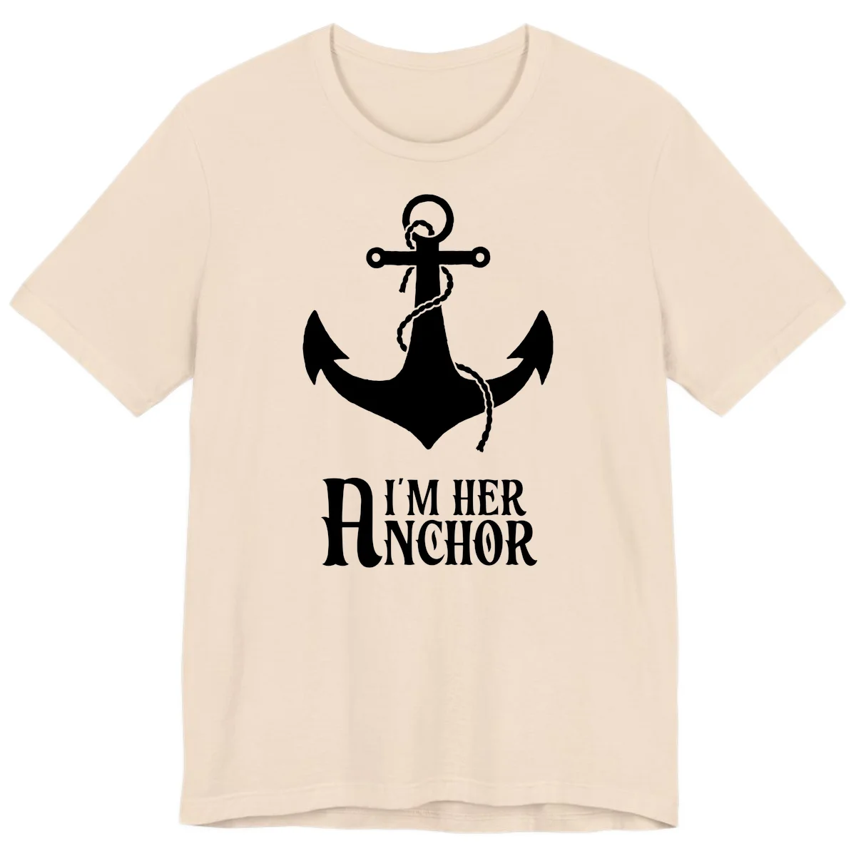 I'm Her Anchor Premium T-Shirt in Soft Cream