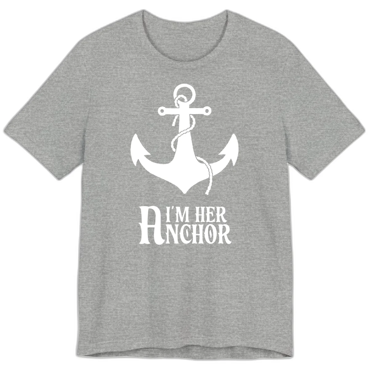 I'm Her Anchor Premium T-Shirt in Athletic Heather