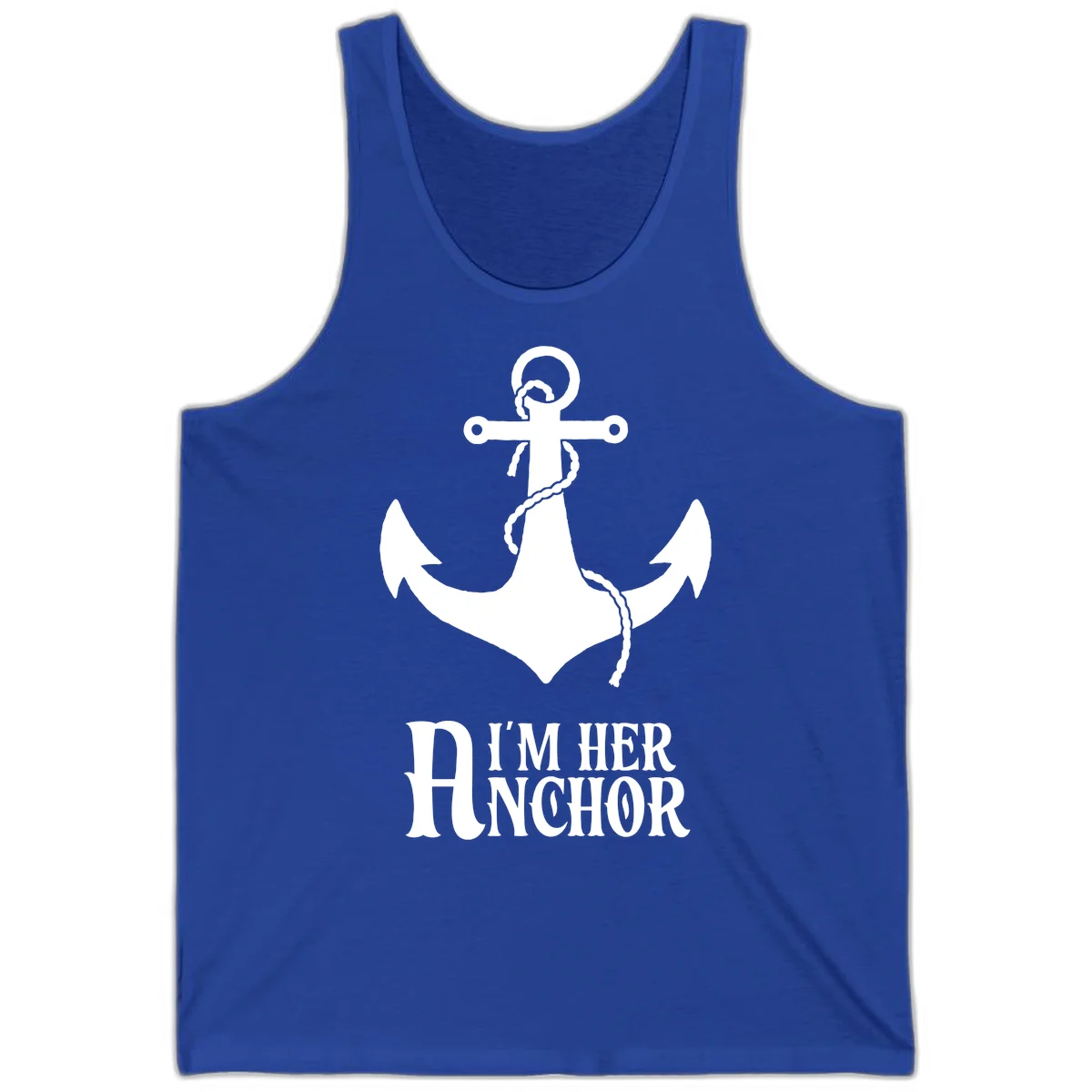 I'm Her Anchor Tank in True Royal