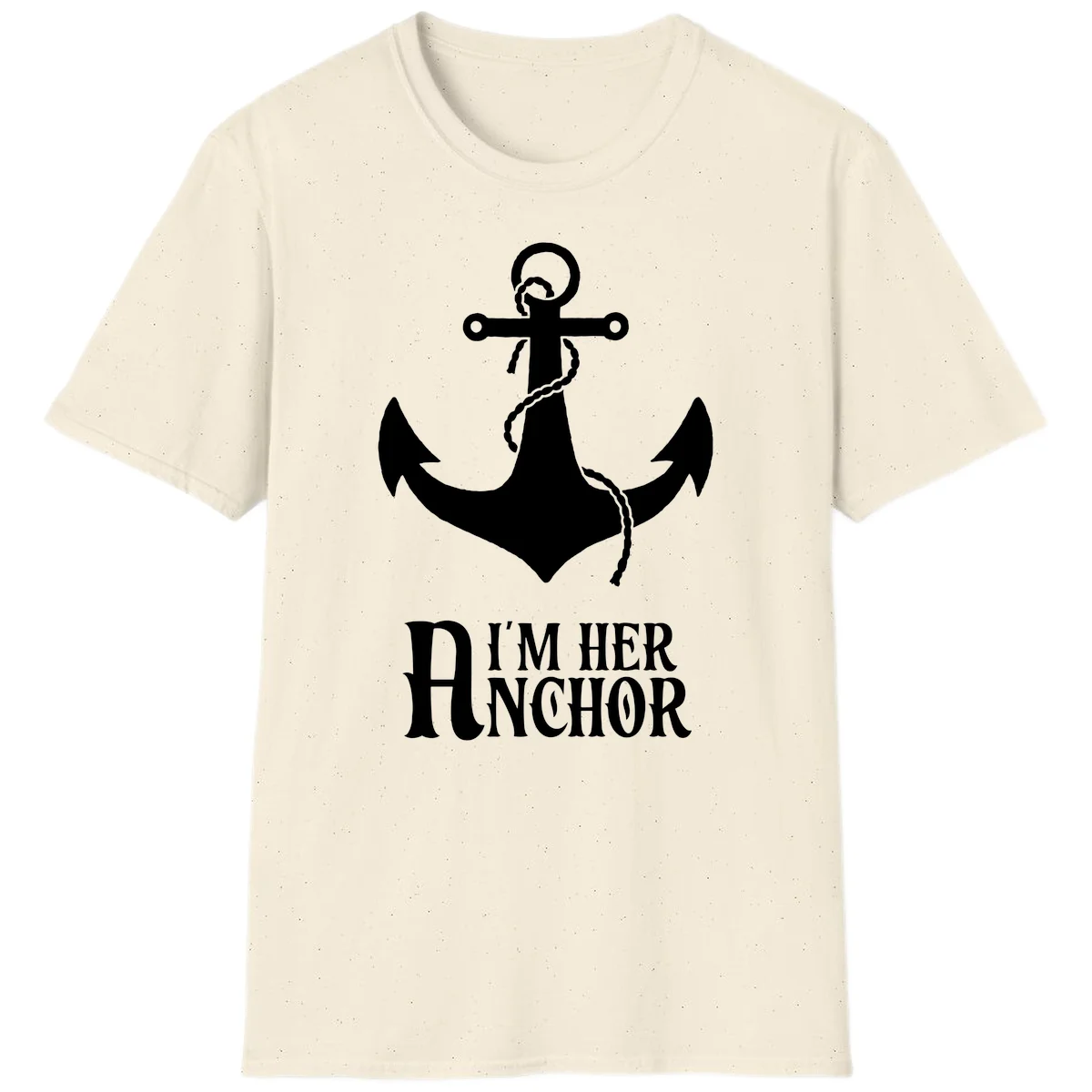 I'm Her Anchor T-Shirt in Natural