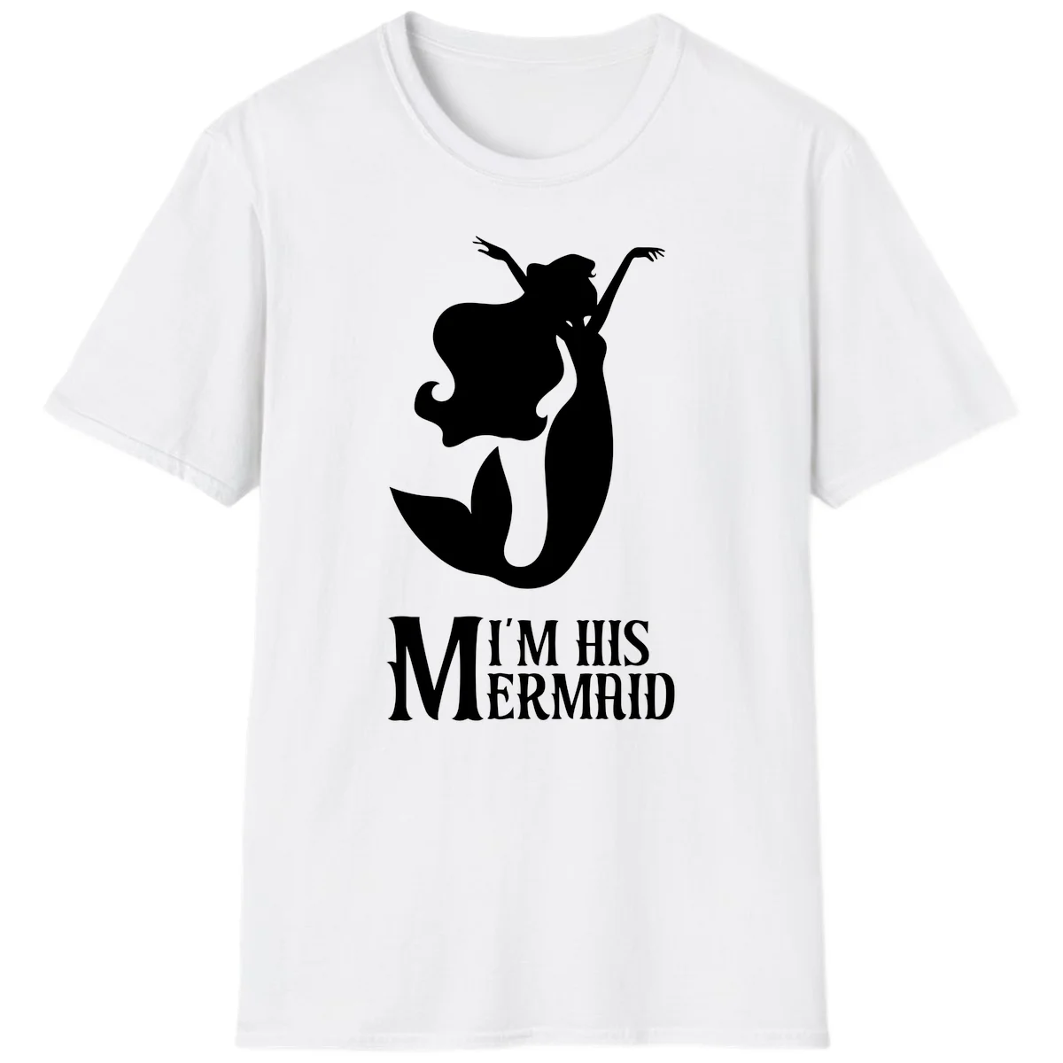 I'm His Mermaid Cruise Tee - Perfect for Vacation in White