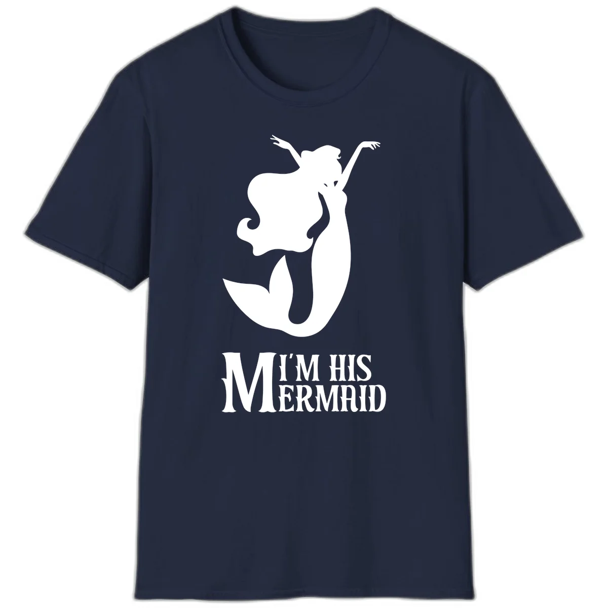 I'm His Mermaid Cruise Tee - Perfect for Vacation in Navy