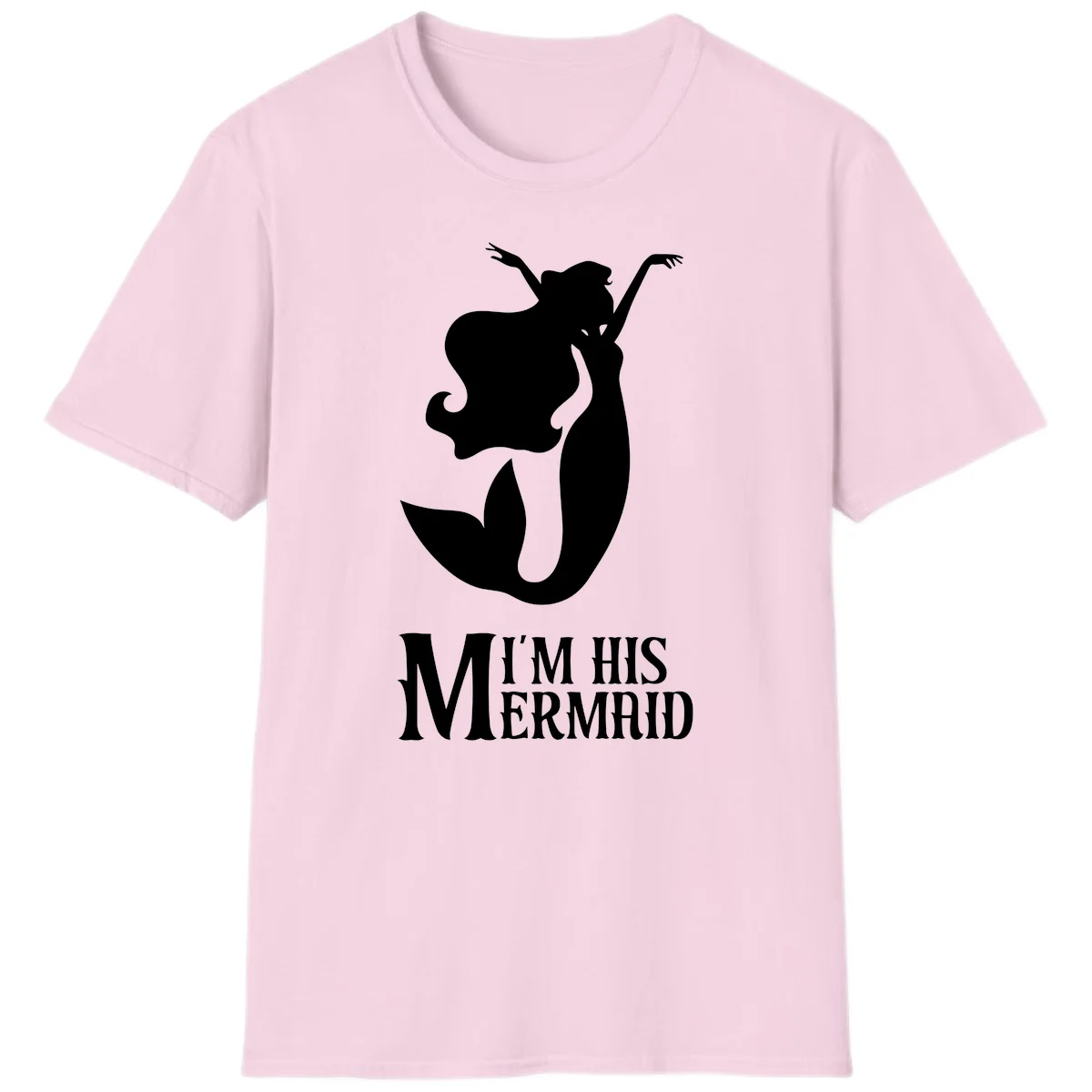 I'm His Mermaid Cruise Tee - Perfect for Vacation in Light Pink