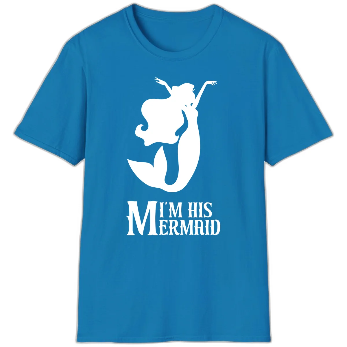 I'm His Mermaid Cruise Tee - Perfect for Vacation in Sapphire