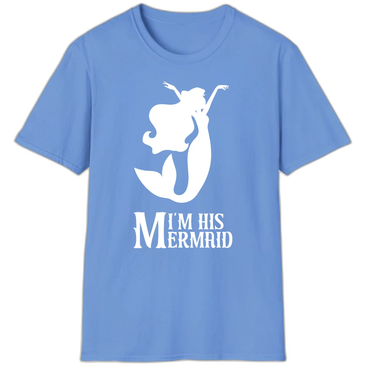 I'm His Mermaid Cruise Tee - Perfect for Vacation in Carolina Blue