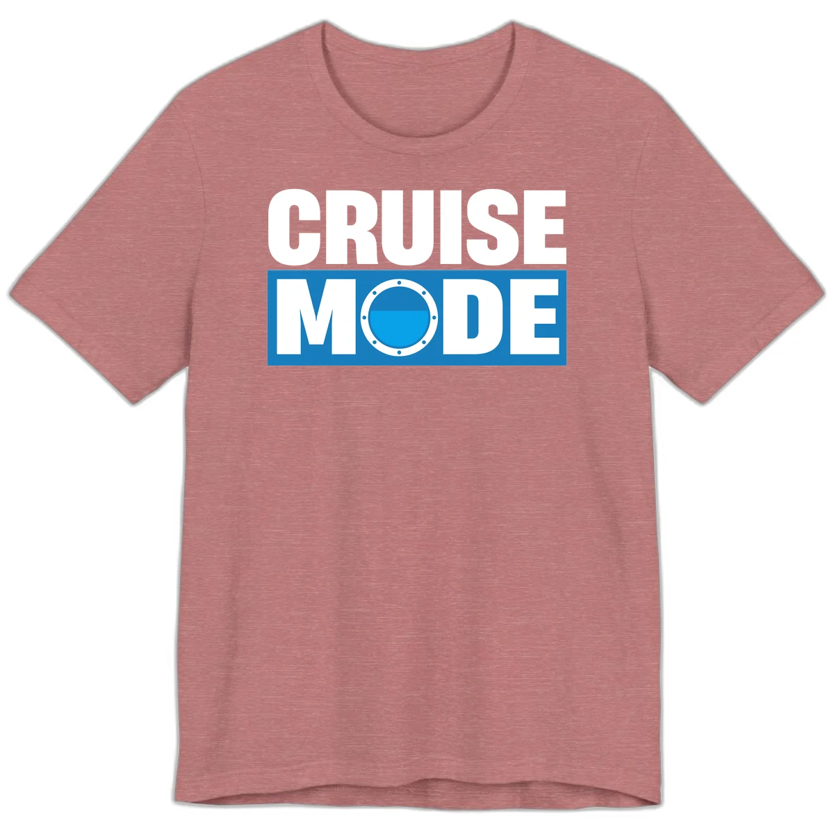 Cruise Mode Porthole Premium T-Shirt in Heather Mauve