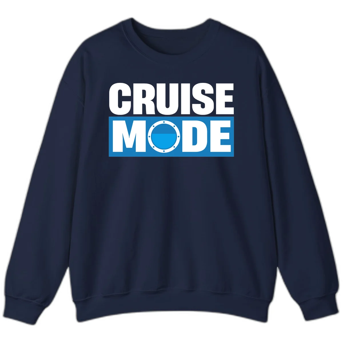 Cruise Mode Porthole Sweatshirt in Navy