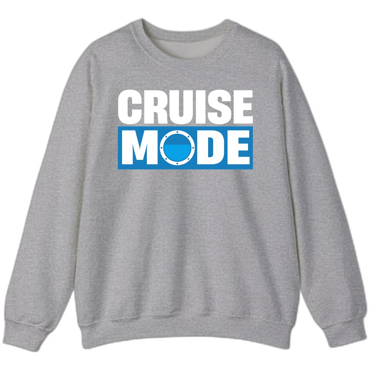 Cruise Mode Porthole Sweatshirt in Sport Grey