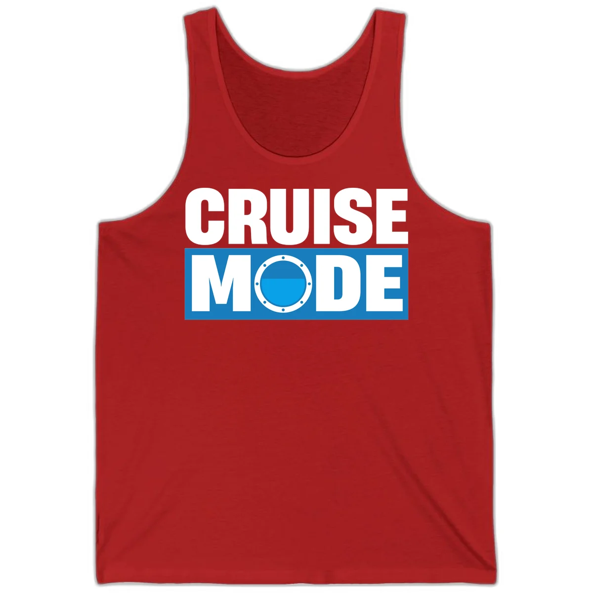 Cruise Mode Porthole Tank in Red