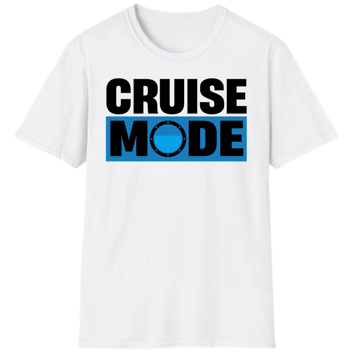Cruise Mode Porthole T-Shirt in White