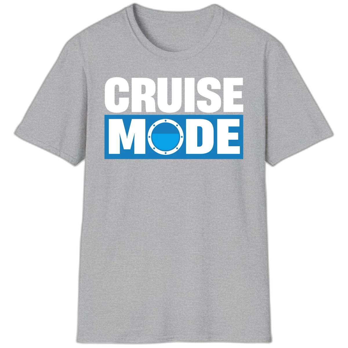 Cruise Mode Porthole T-Shirt in Sport Grey