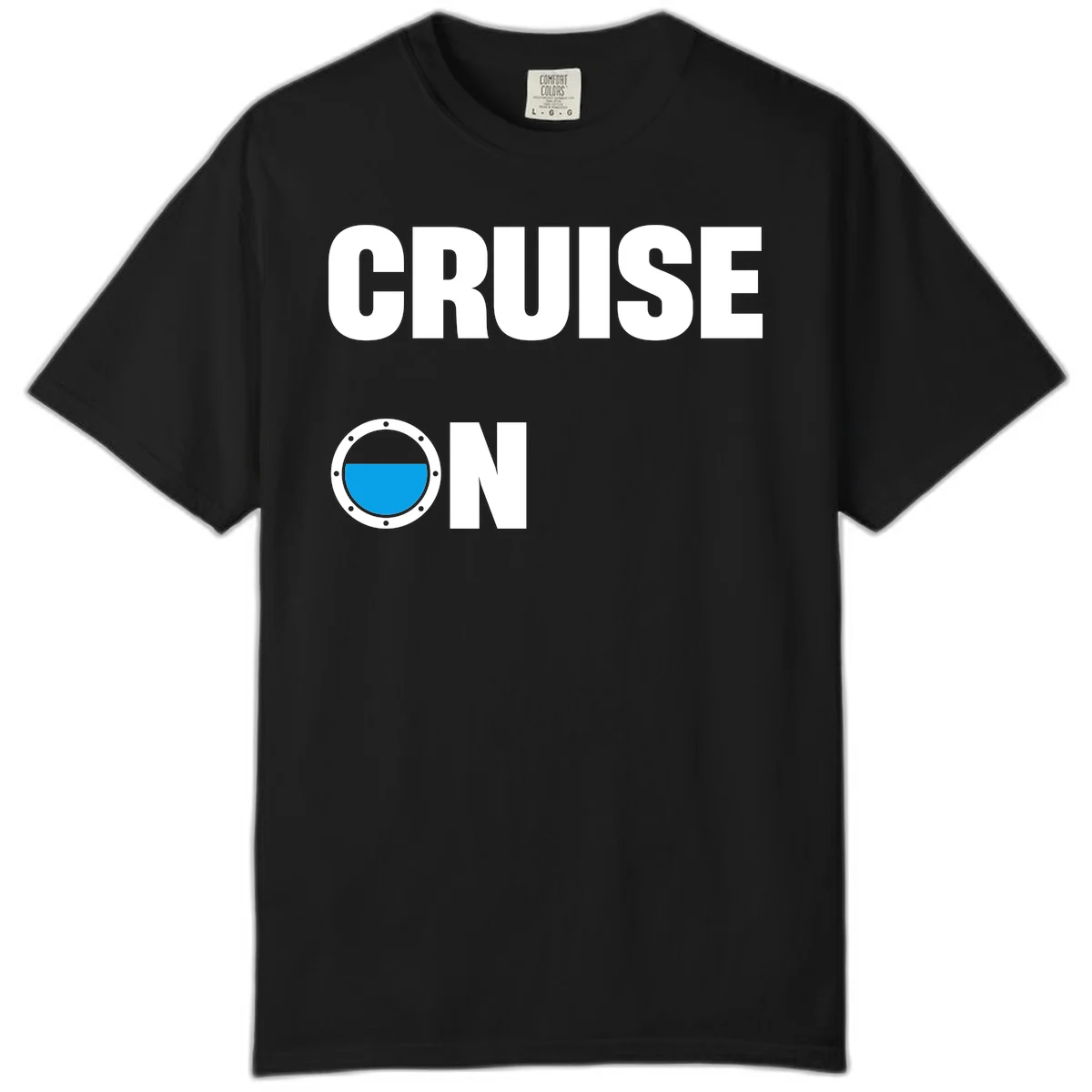 Cruise On Porthole Comfort Color in Black