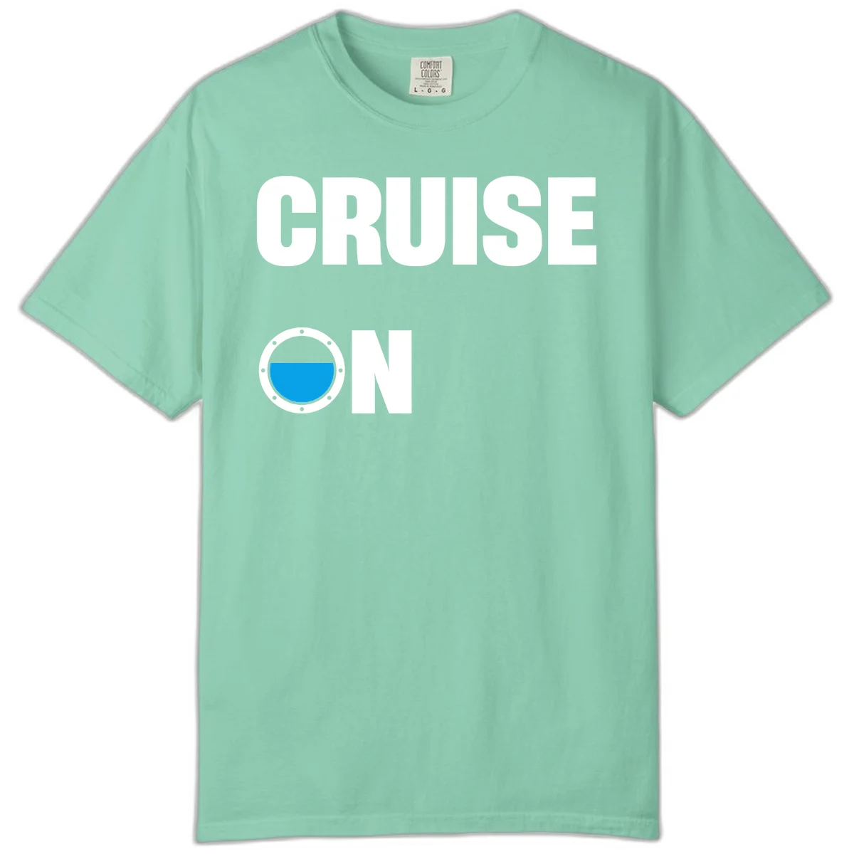 Cruise On Porthole Comfort Color in Island Reef