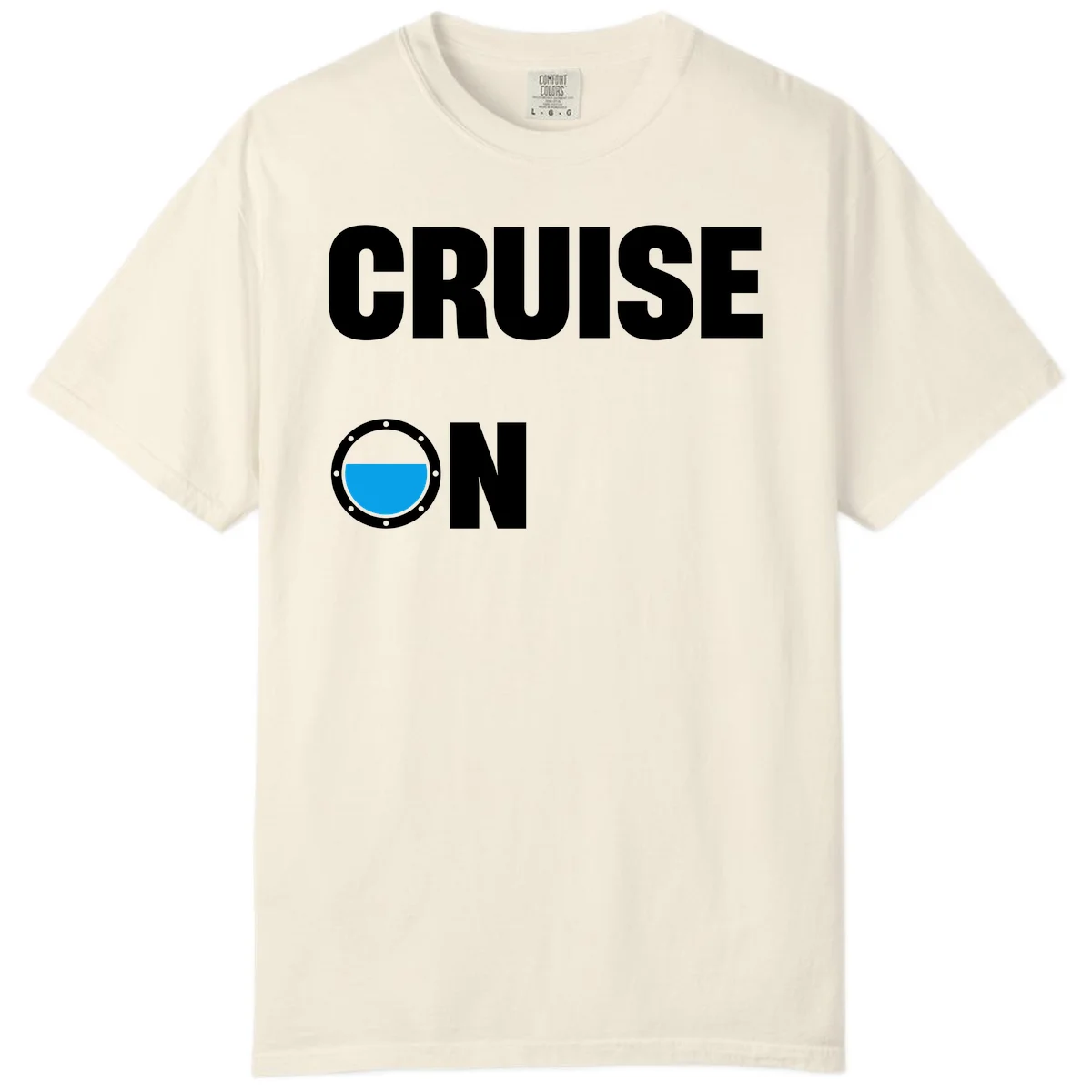 Cruise On Porthole Comfort Color in Ivory