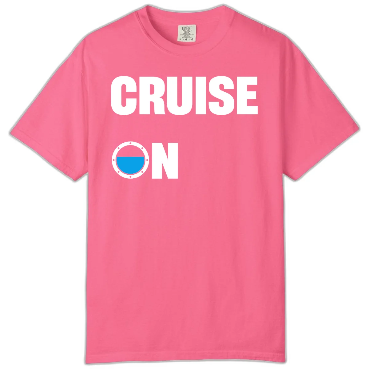 Cruise On Porthole Comfort Color in Crunchberry