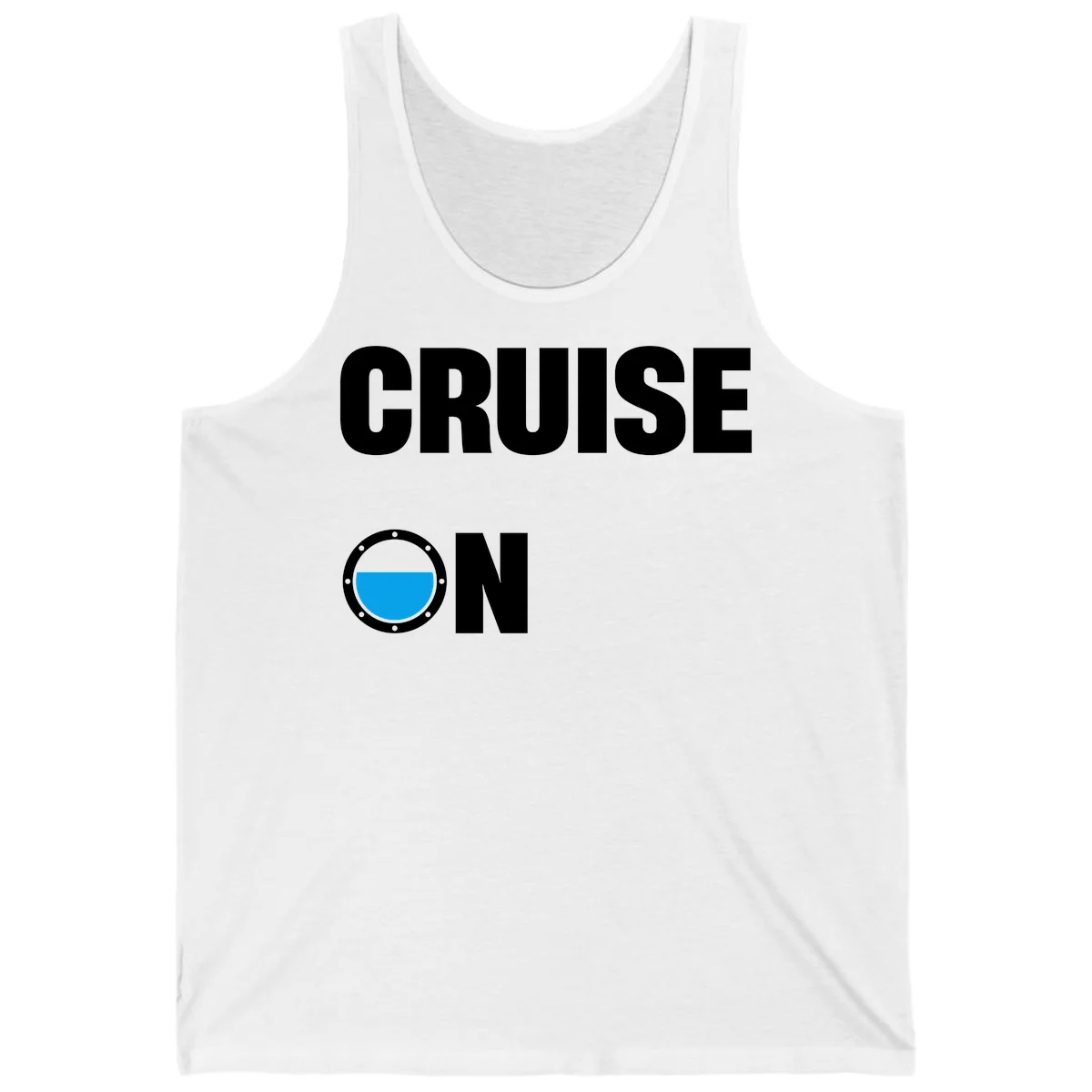 Cruise On Porthole Tank in White