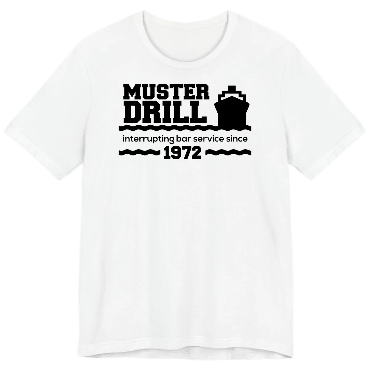 Muster Drill Interrupting Bar Service Since 1972 Premium T-Shirt in White