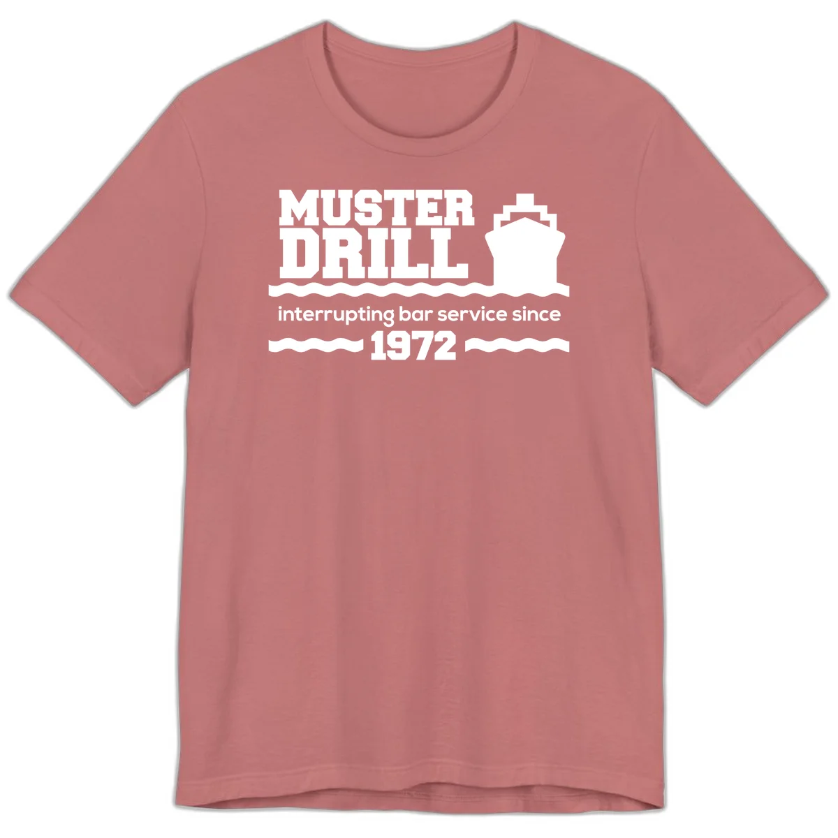 Muster Drill Interrupting Bar Service Since 1972 Premium T-Shirt in Mauve