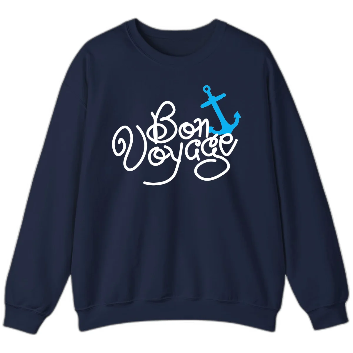 On Board Voyage Anchor Sweatshirt in Navy