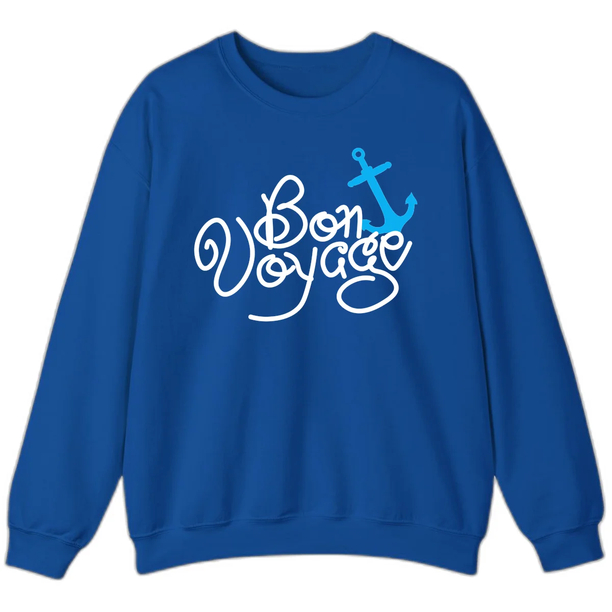 On Board Voyage Anchor Sweatshirt in Royal