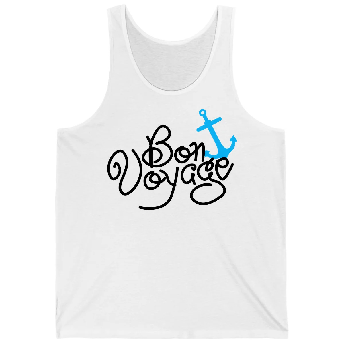 On Board Voyage Anchor Tank Top in White