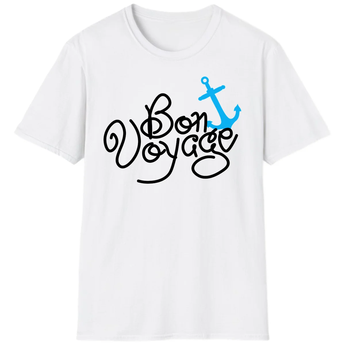 On Board Voyage Anchor T-Shirt in White