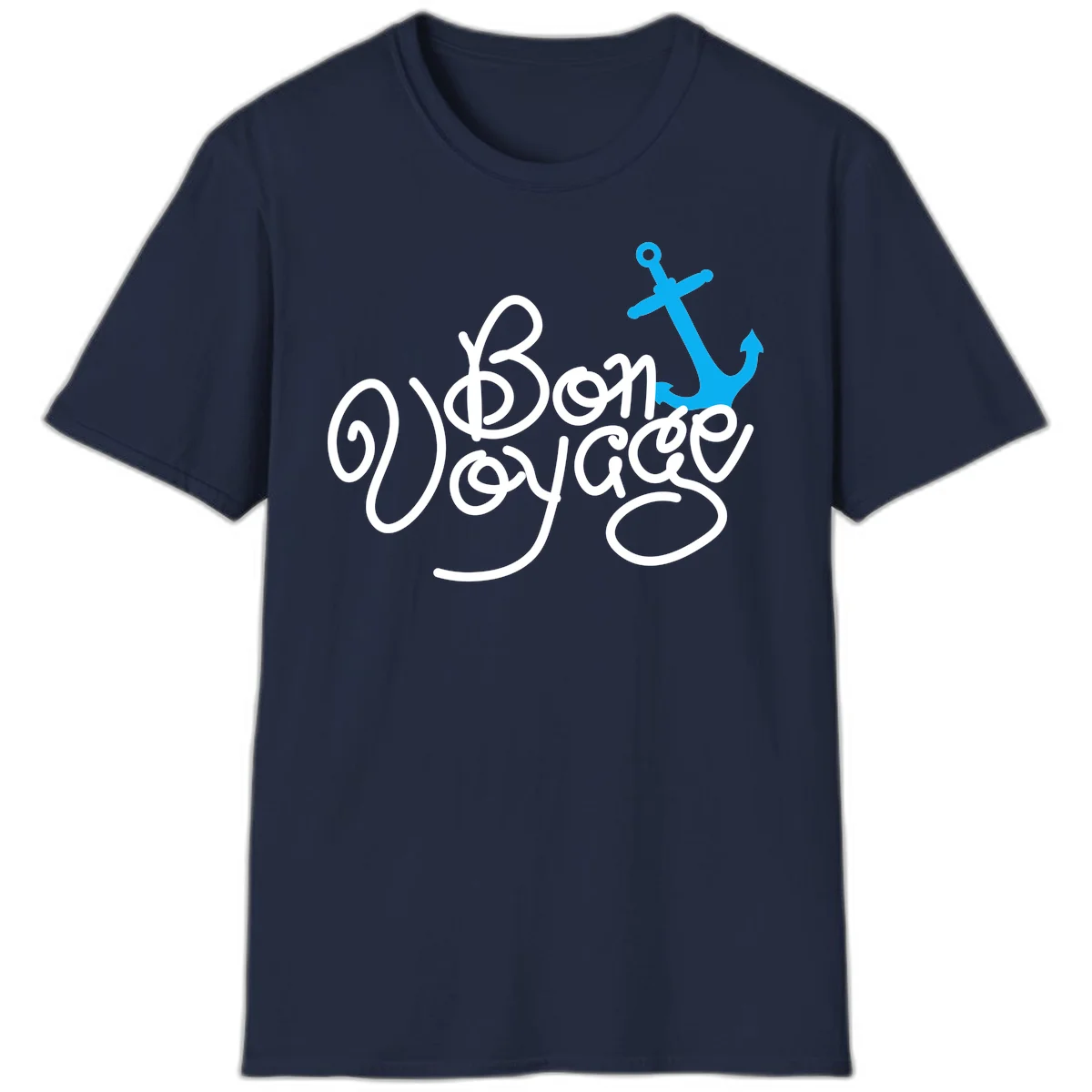 On Board Voyage Anchor T-Shirt in Navy