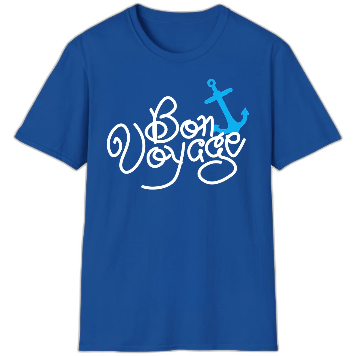 On Board Voyage Anchor T-Shirt in Royal
