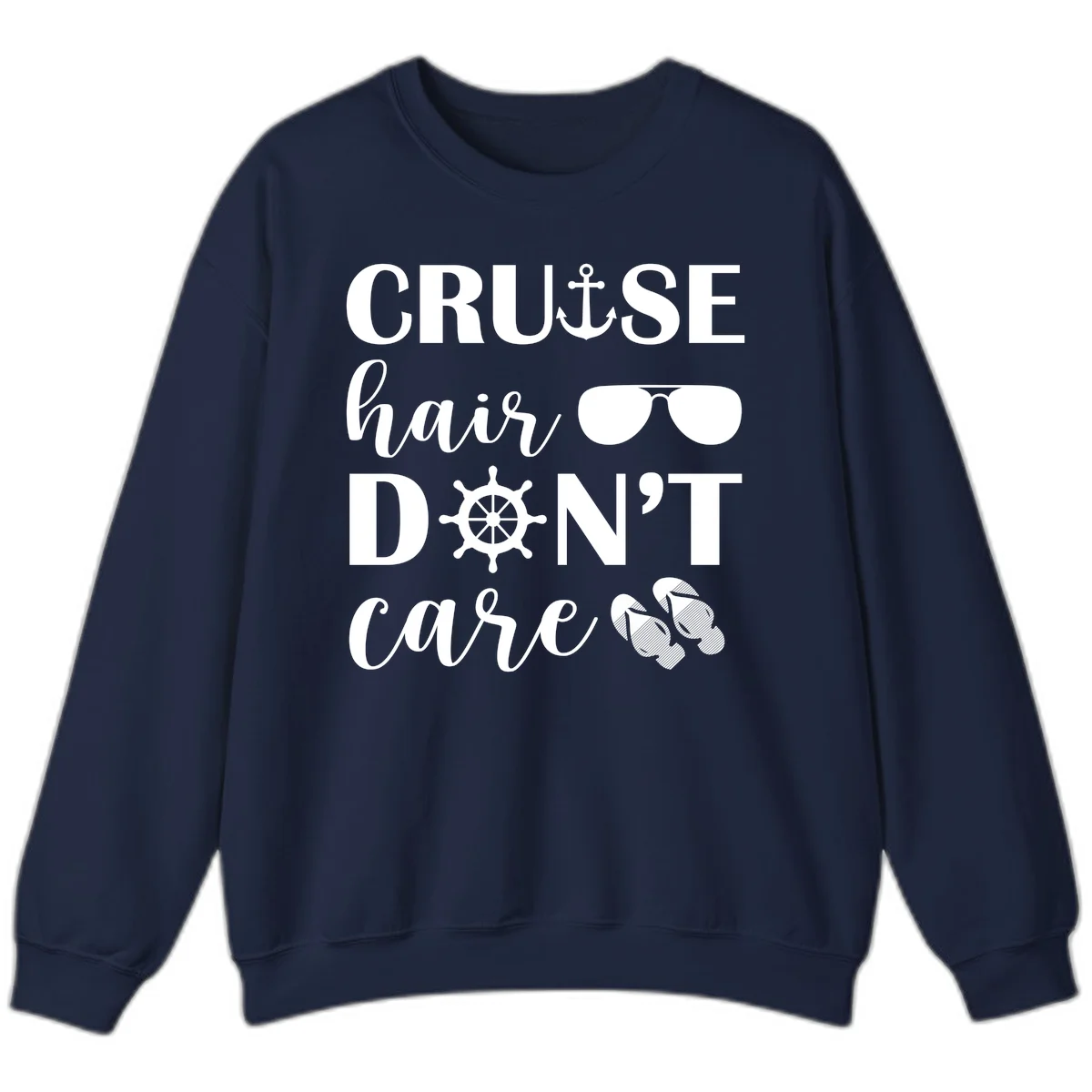 Cruise Hair Don't Care Sweatshirt in Navy