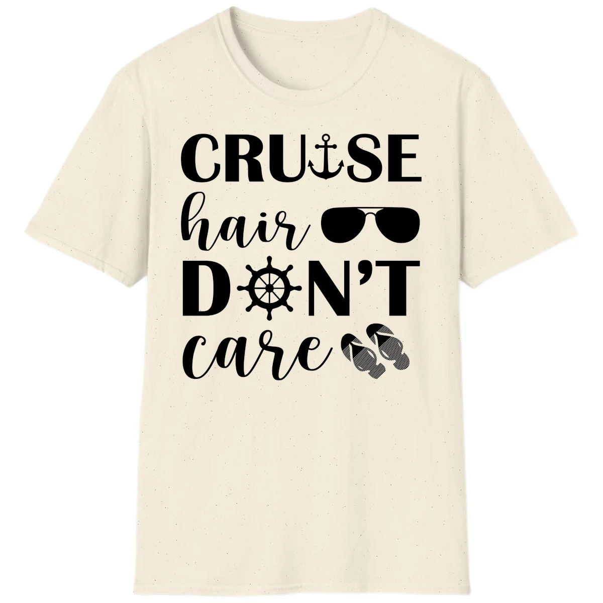 Cruise Hair Don't Care T-Shirt in Natural