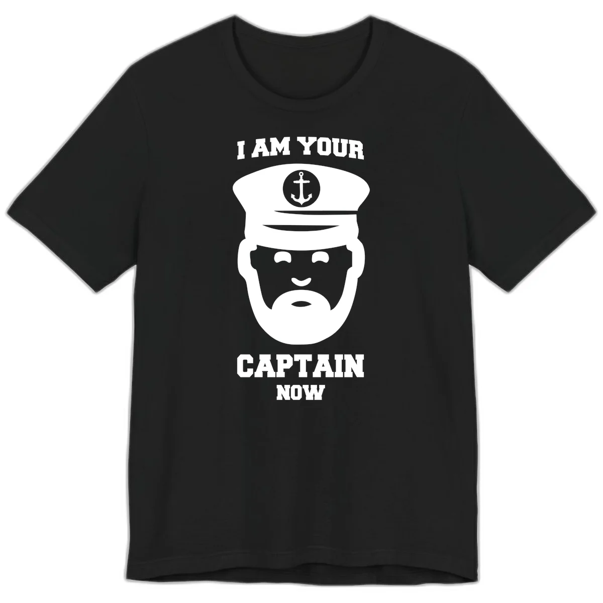 I Am Your Captain Now Premium T-Shirt in Black