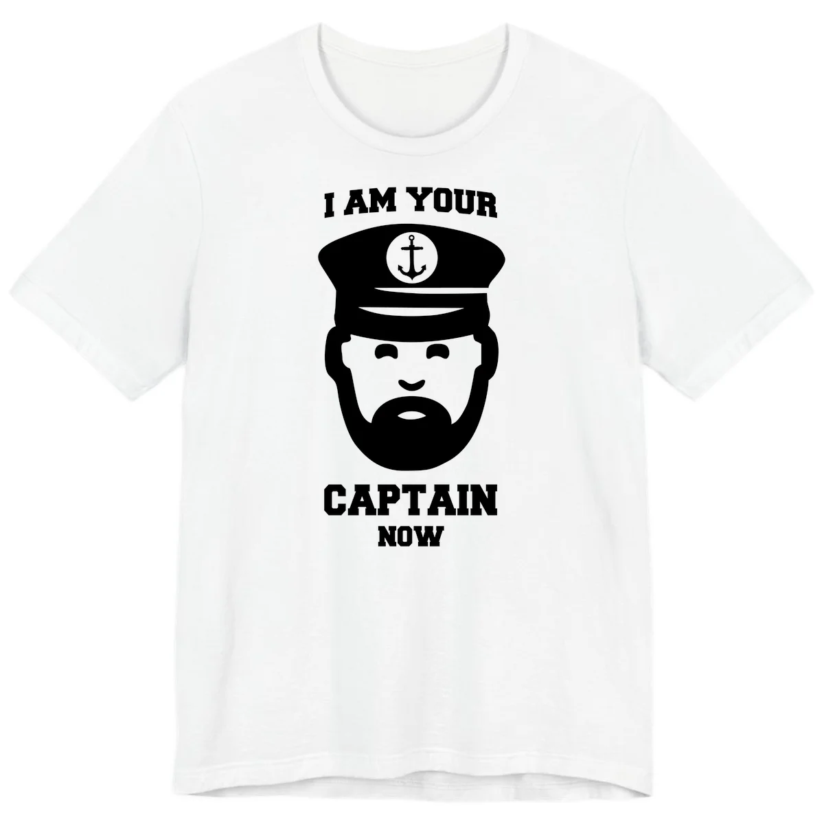 I Am Your Captain Now Premium T-Shirt in White